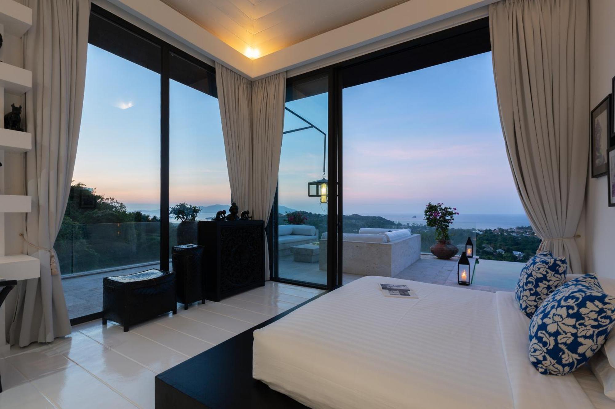 Villa Belle - Fully Serviced Private Sea View Villa With An Award Winning In-House Cook Choeng Mon Buitenkant foto