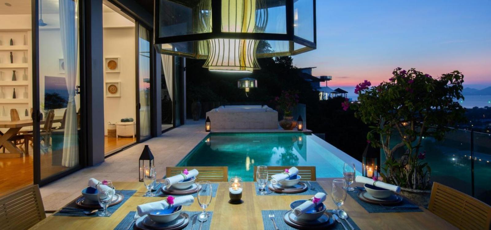Villa Belle - Fully Serviced Private Sea View Villa With An Award Winning In-House Cook Choeng Mon Buitenkant foto