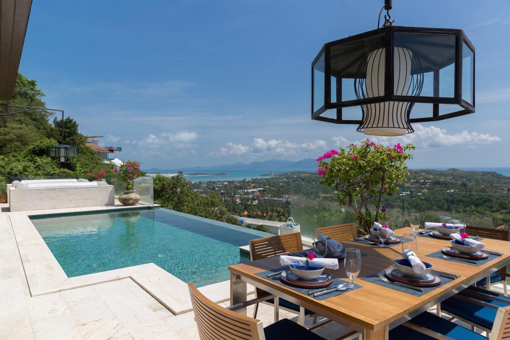 Villa Belle - Fully Serviced Private Sea View Villa With An Award Winning In-House Cook Choeng Mon Buitenkant foto
