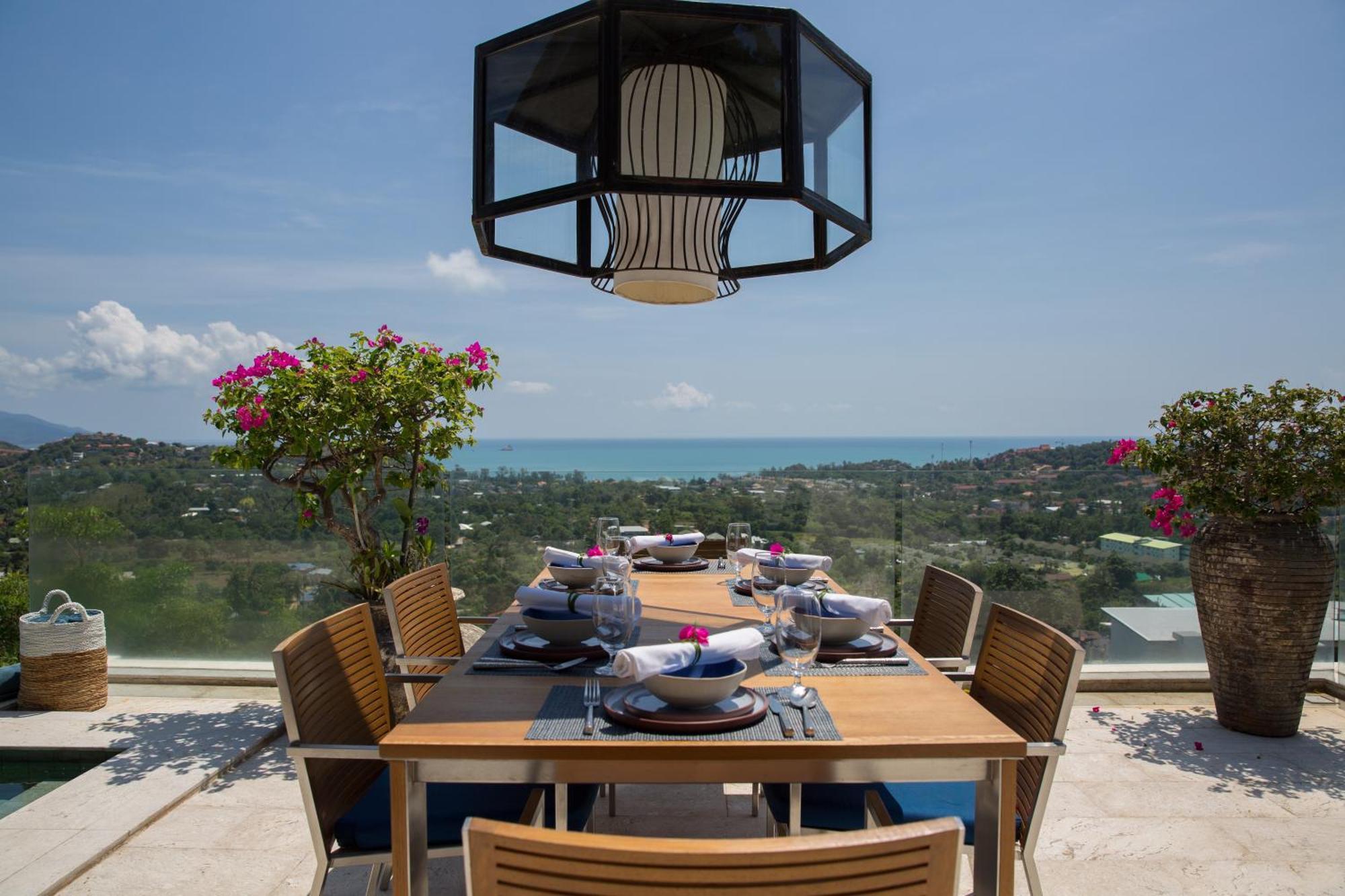 Villa Belle - Fully Serviced Private Sea View Villa With An Award Winning In-House Cook Choeng Mon Buitenkant foto