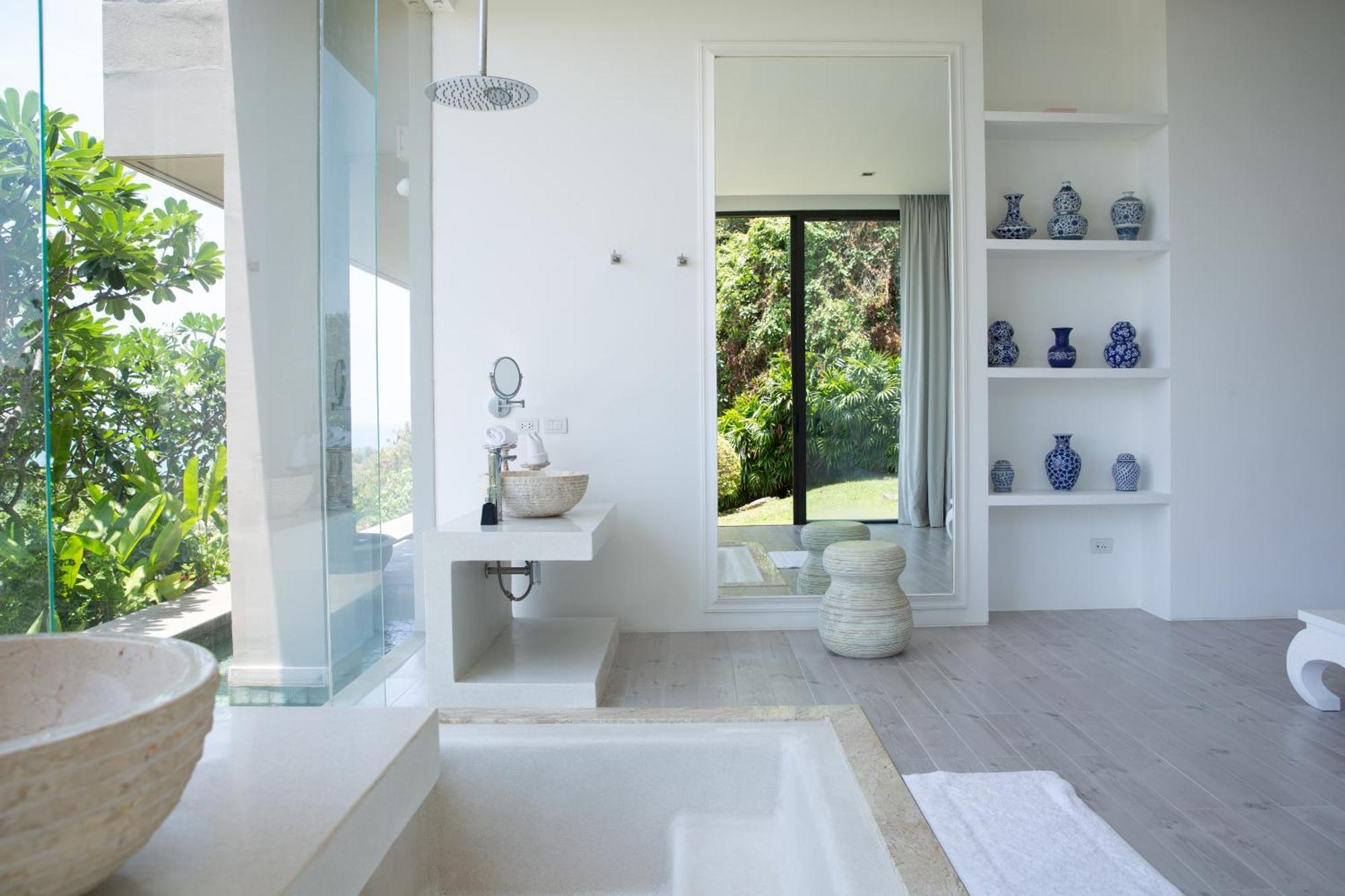 Villa Belle - Fully Serviced Private Sea View Villa With An Award Winning In-House Cook Choeng Mon Buitenkant foto
